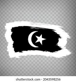 Flag Terengganu Brush Strokes Flag Terengganu Stock Vector (Royalty ...