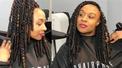 New Style Twist Loc Tutorialmarley Version If You Love Marley Twist And Faux Locs Try This