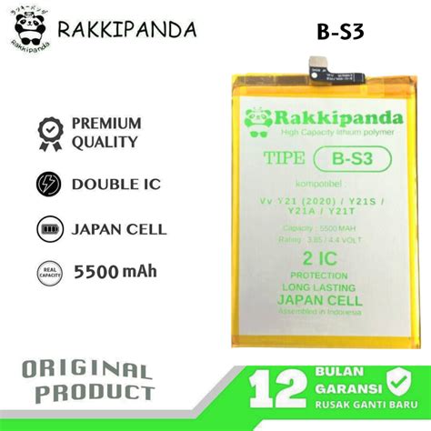 Jual RakkiPanda B S3 Vivo Y21 2020 Y21S Y21A Y21T Batre Batrai