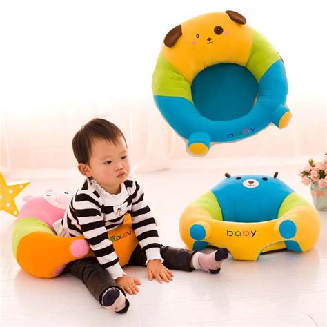 Hot Baby Support Seat Plush Soft Baby Sofa Infant Learning To Sit Chair Keep Sitting Posture ...