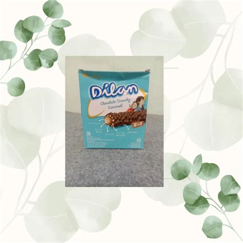 Dilan Chocolate Crunchy Caramel 1 Box Isi 12 Pcs Lazada Indonesia