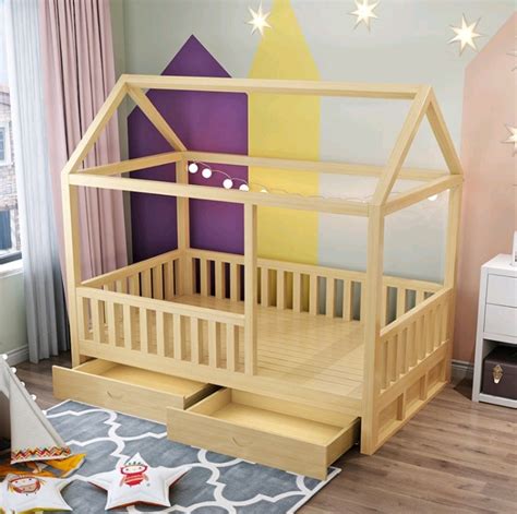 Solid wood toddler bed, Babies & Kids, Baby Nursery & Kids Furniture ...