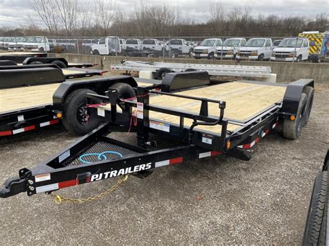 2023 Pj Trailers 102 In X 24 Ft Deck Over 14k With Pull Out Ramps