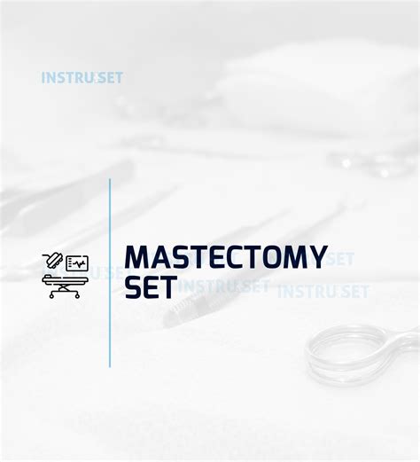 Mastectomy Set - Instruset