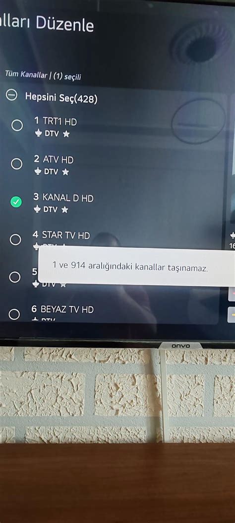 Onvo TV Kanal Taşıma Hatası Şikayetvar