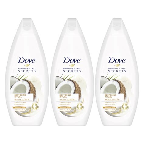 Dove Restoring Ritual Body Wash Coconut Oil And Almond Milk 500 Ml 3