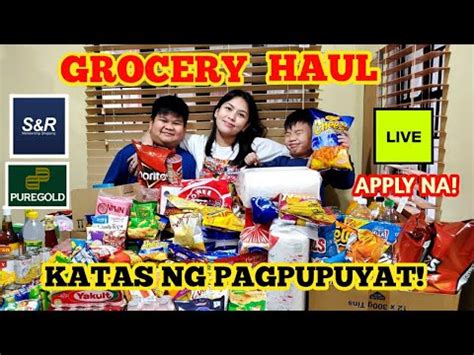 Grocery Haul SNR PUREGOLD REQUESTED 50 YouTube