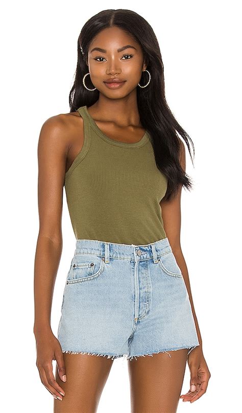 Richer Poorer Recycled Rib Tank In Olive Army Revolve