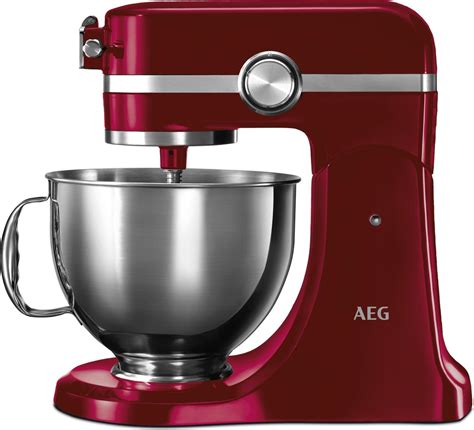 AEG UltraMix KM54WR Keukenmachine Watermelon Red Bol