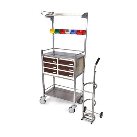 Crash Cart Emergency Crash Trolleys Use To Keep Surgical Products