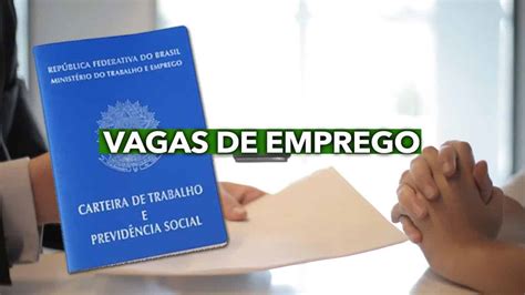 Sine Re Ne Mais De Mil Vagas De Emprego Na Regi O Sal Rios Podem