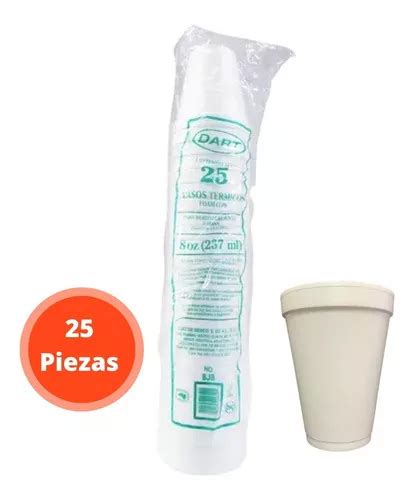 Vaso Unicel T Rmico Oz Piezas