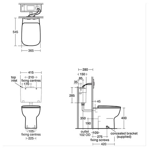 Armitage Shanks Edit D Back To Wall Wc Pan S0781 S078101