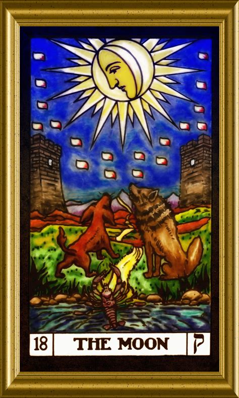 Tarot Card The Moon The Moon Tarot Card The Moon Tarot Tarot Book