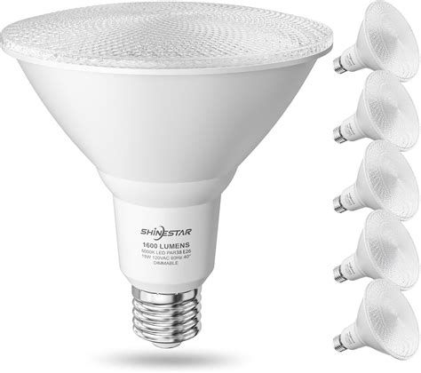 Shinestar Pack Par Led Flood Light Bulb W W Equivalent