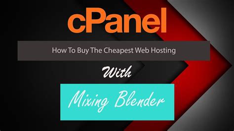 How To Buy The Cheapest Web Hosting Youtube