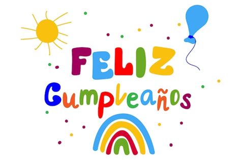 Feliz Cumpleanos traducido del español Letras de feliz cumpleaños