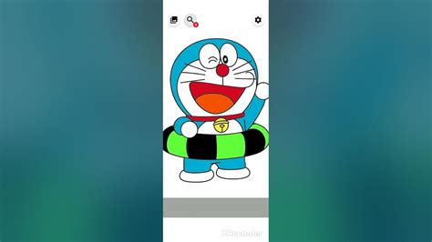 Colour In Doraemon 🐼🦊🐻 Doraemon Shorts Short Youtube