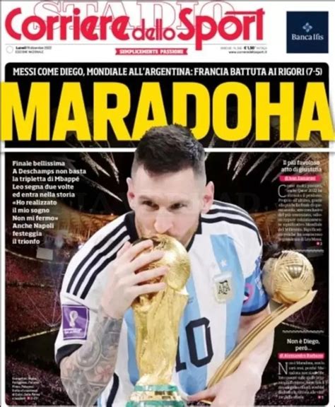 El Relato Visual Del Triunfo Argentino En La Prensa Mundial La Verdad