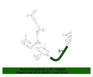 Ze B Engine Coolant Hose Nissan Nissan Oem Parts