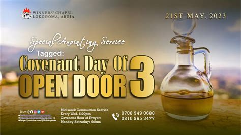 Covenant Day Of Open Doors Anointing Service St Nd Service