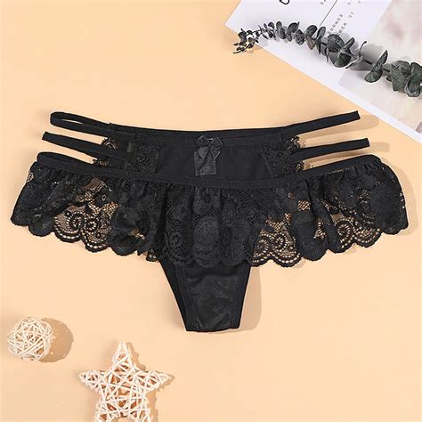 Lace Lingerie Temptation Low Waist Panties Mesh Low Waist Sexy Lingerie