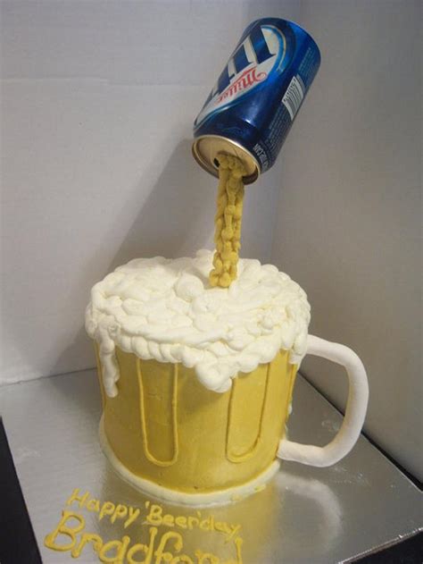 Pouring Beer Mug Cake Decorated Cake By Sweettooth Cakesdecor