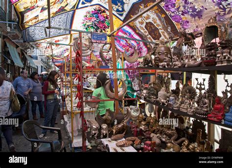 Flea market. San Telmo. Buenos Aires. Argentina Stock Photo: 68793584 ...