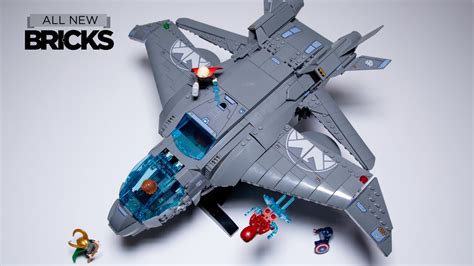 Lego Marvel 76248 The Avengers Quinjet Speed Build Youtube