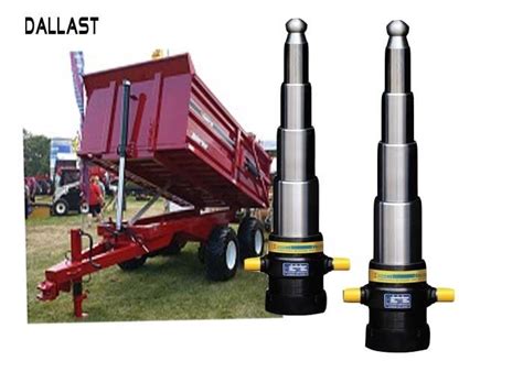 5 Stage Telescopic Hydraulic Cylinder For Dump Trailer Hydraulic Ram