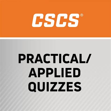 CSCS Practical Applied Quizzes Practice Test Online