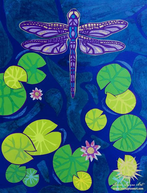 Dragonfly Art and Change - Laura Lynne Art | Mixed Media | Chicago