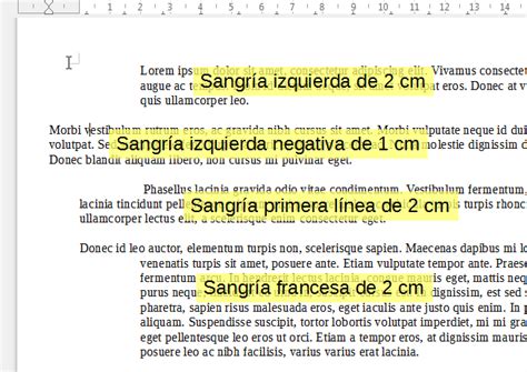 Formatos de párrafo Formato de texto con LibreOffice Writer