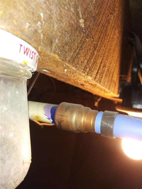 I THINK this copper pex adapter is glued to cpvc. I was afraid to get
