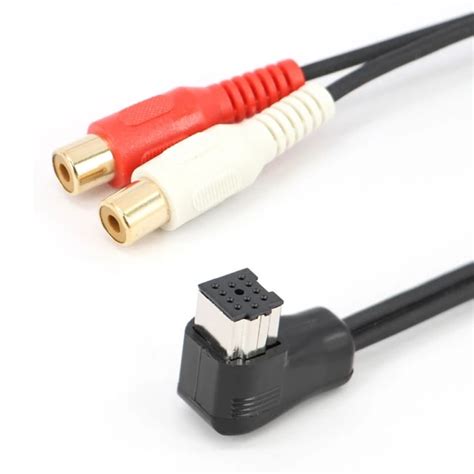 Car Radio Audio Input RCA Cable Adapter For Pioneer IP Bus