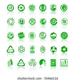 Recycle Symbols Available Vector Stock Illustration 55466116 | Shutterstock