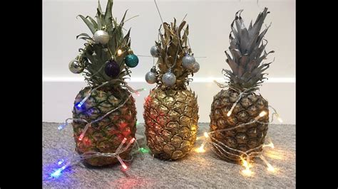 How To Create A Pineapple Christmas Tree Youtube