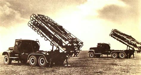 Mm Bm P Soviet Barrels Multiple Rocket Launcher Of The