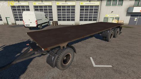 Kamaz Flatbed Trailer V 1 0 FS19 Mods Farming Simulator 19 Mods