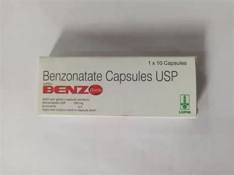 Benzonatate Mg Capsules Benz Pearls Lupin At Stripe In Nagpur