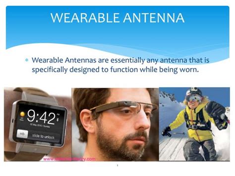 Wearable Antenna For Antenna Applications PPT