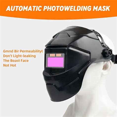 Welding Helmet Welder Mask Chameleon Large View True Color Solar Power