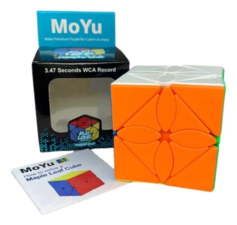 Cubo M Gico Profissional Meilong Skewb Maple Leaf Stickerles