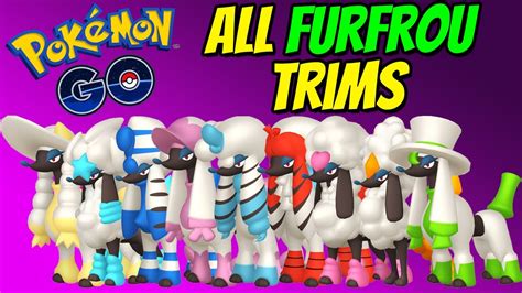 How To Get All Furfrou Trims In Pokemon Go Furfrou Form Guide Youtube