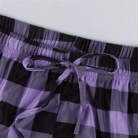 Rpvati Cute Pajama Pants For Women Plaid Pj Pants Sleep Lounge Pants