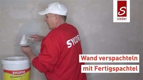 Trockenbau und Wand Spachtel Raufaser überspachteln mit