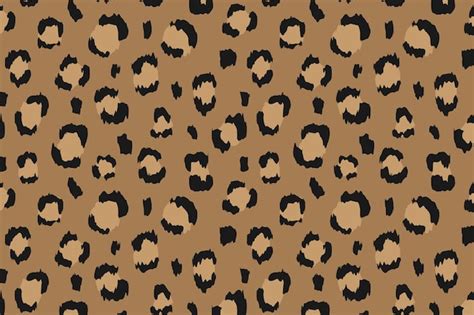 Patr N Sin Costuras Con Estampado De Leopardo Vector Premium