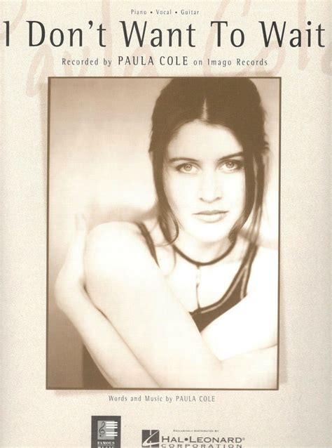 Paula Cole I Don T Want To Wait