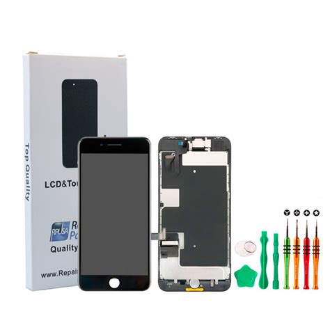 Screen Repair Kits Iphone 8 Plus Black Premium Glass Screen Replacement Repair Kit Small