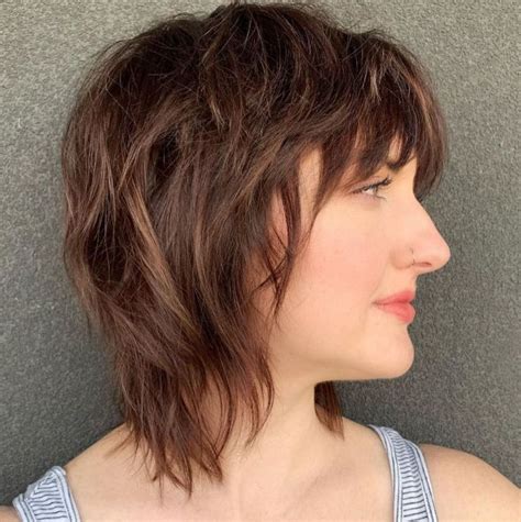 20 Best Collection Of Razored Shaggy Chocolate And Caramel Bob Hairstyles